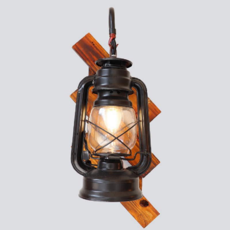 Industrial Wall Light Supplier - Retro LED Wood Sconce Bar