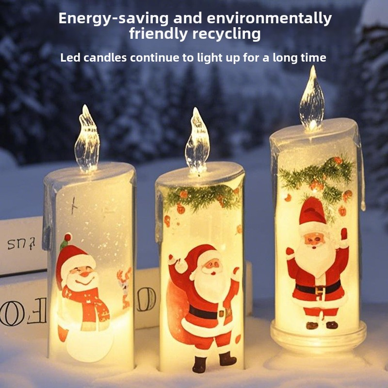Christmas Night Light Manufacturer - LED Candle Atmosphere Party