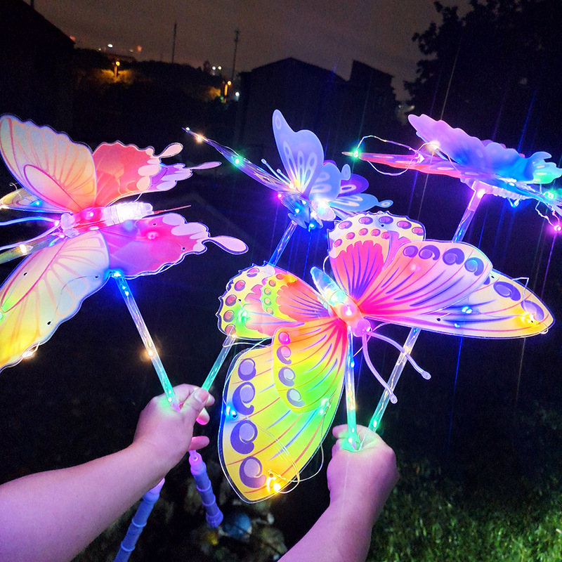 Butterfly Wand Supplier - LED Light Handheld Magic Swinging Toy