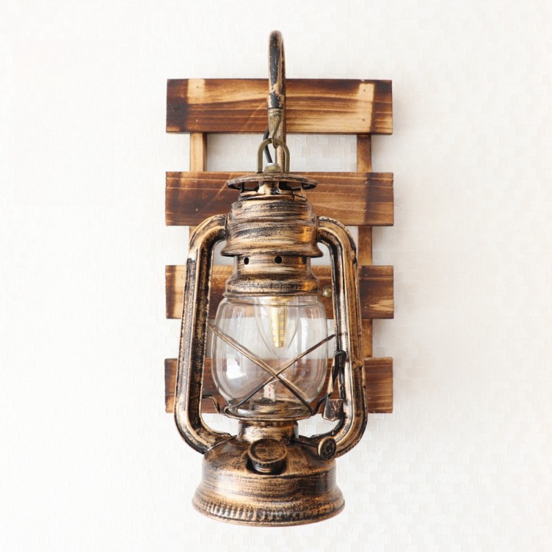 Industrial Wall Lamp Factory - Retro Metal E27 Bedside Sconce
