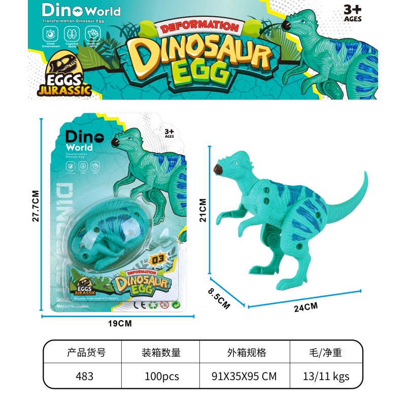 Manual Deformation Dinosaur Factory - Twist Animal Egg Puzzle