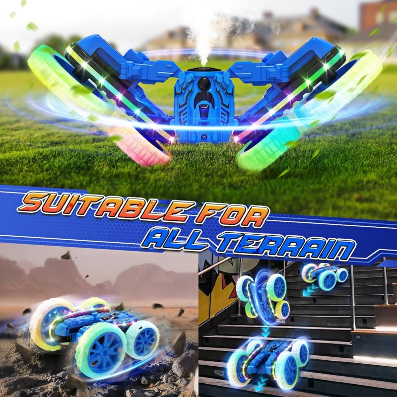 All-Terrain RC Car Supplier - 4WD Spray Stunt 360 Rotation