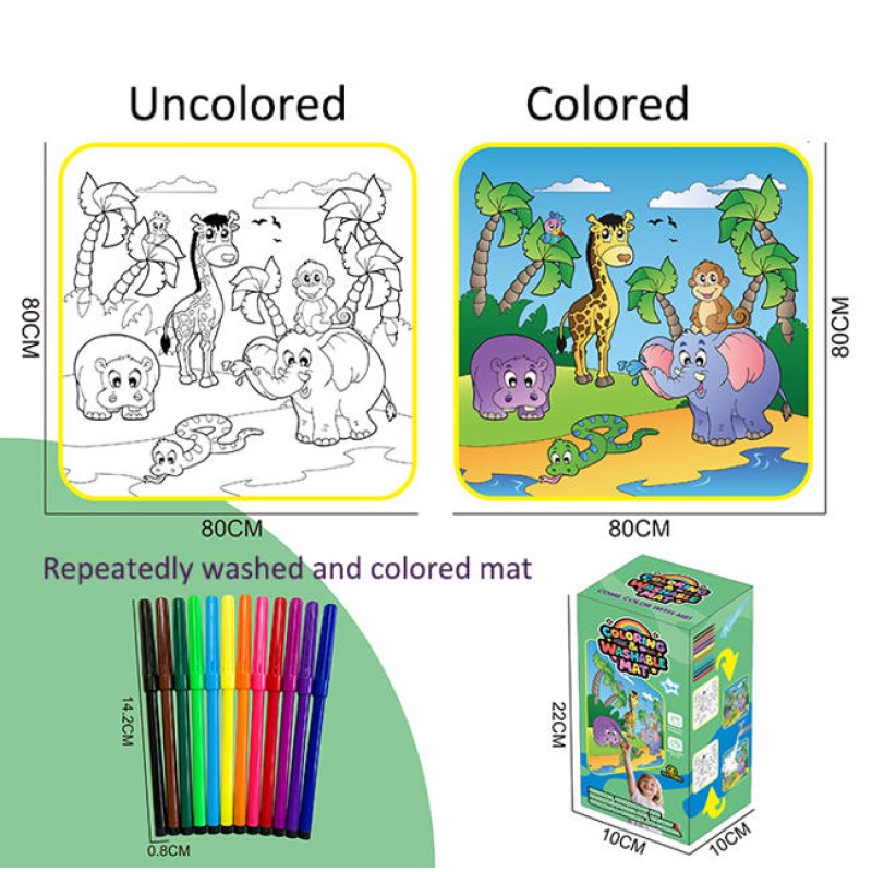 Washable Coloring Mat Factory - Magic Water Canvas Painting Blanket