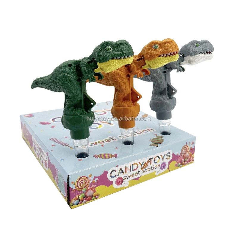 Portable Candy Display Stand Supplier - Transparent Tube Dinosaur Toys