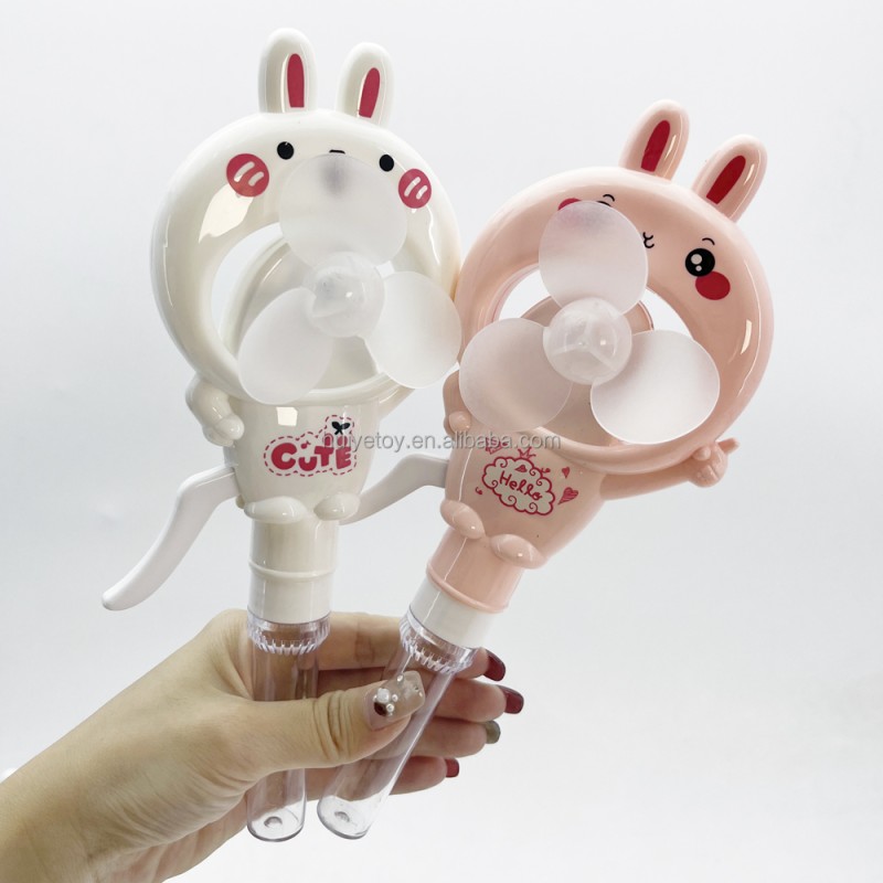 Bunny Hand Fan Candy Toys Supplier - Mini Container Summer Animals