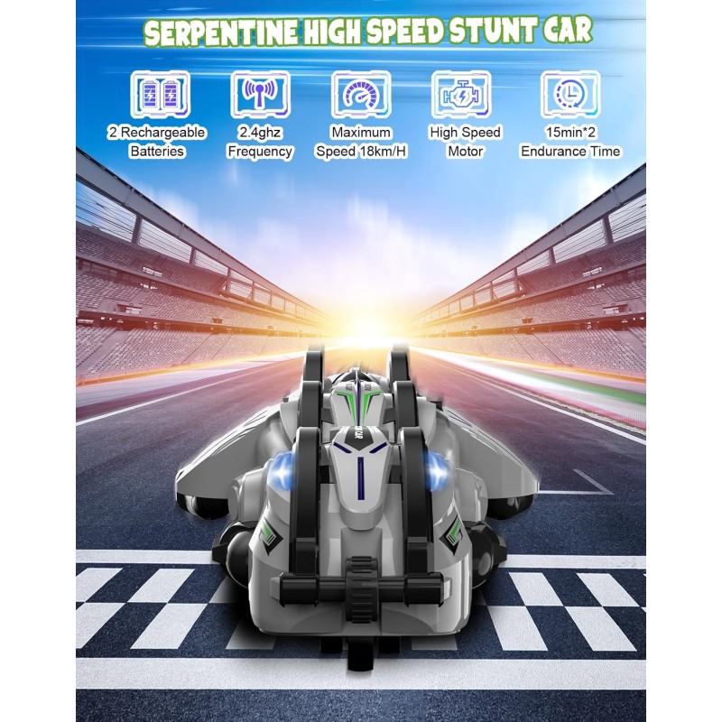 Snake RC Car Supplier - 360 Rolling Stunt LED Lights