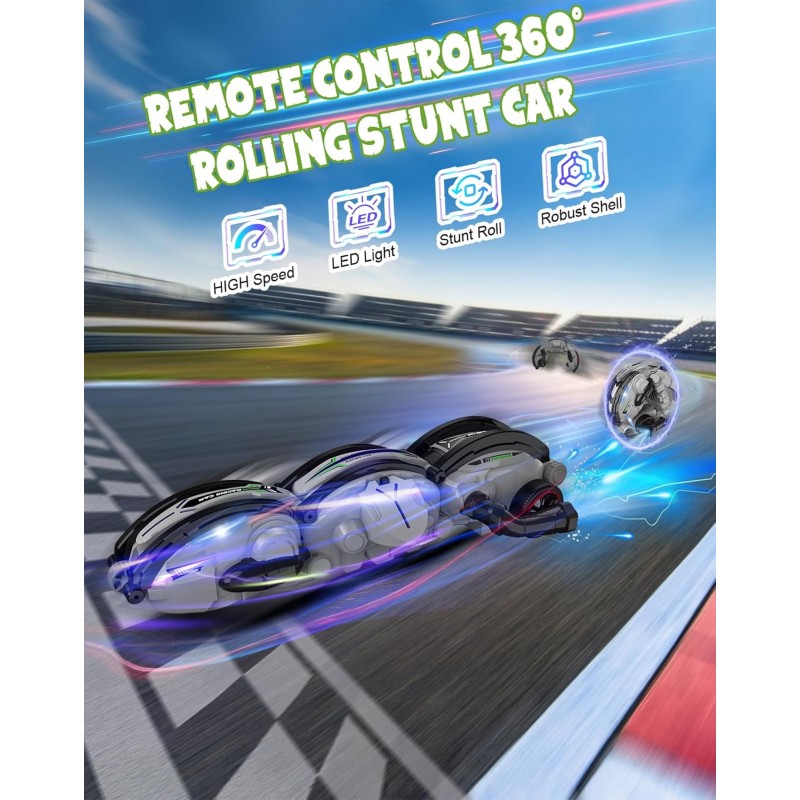 Snake RC Car Supplier - 360 Rolling Stunt LED Lights