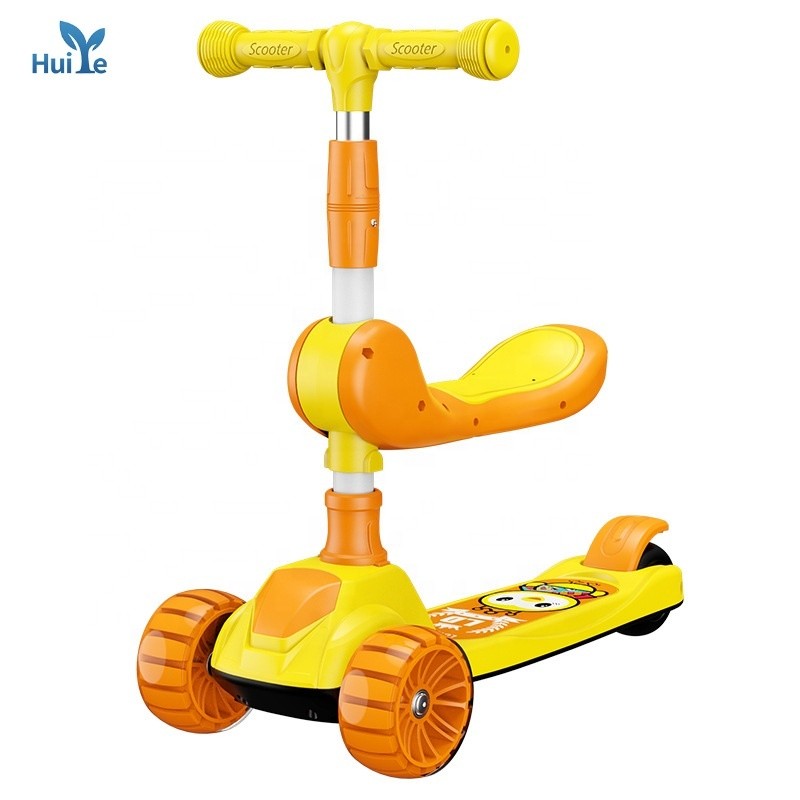 Kick Scooter Factory - PU LED Wheel Adjustable Children