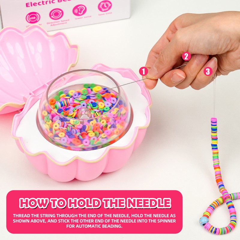 Electric Bead Spinner Supplier - DIY Jewelry Conch Design Production