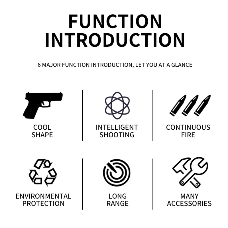 Electric Soft Bullet Gun Factory - Luminous Bullets Water Gun