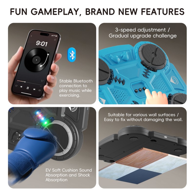 Smart Boxing Target Factory - Music Light Training Equipment