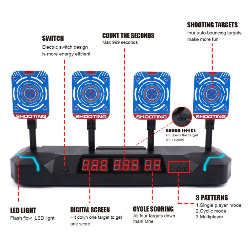 Indoor Shooting Game Factory - Electronic Scoring Moving Targets