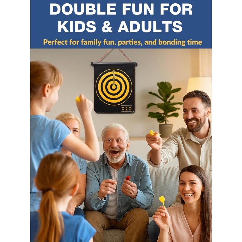 Magnetic Dart Board Factory - Double-sided Roll-up Portable Design