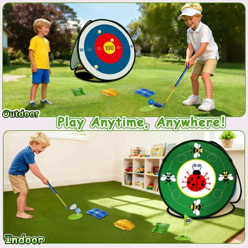 Golf Set Club Factory - Sticky Games 4-Sided Chipping Net