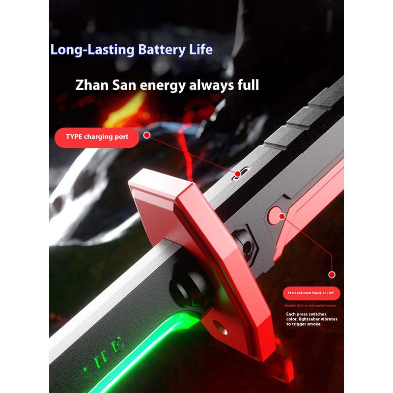 Spark Lightsaber Supplier - Colorful Glowing Toy Weapon Drifter