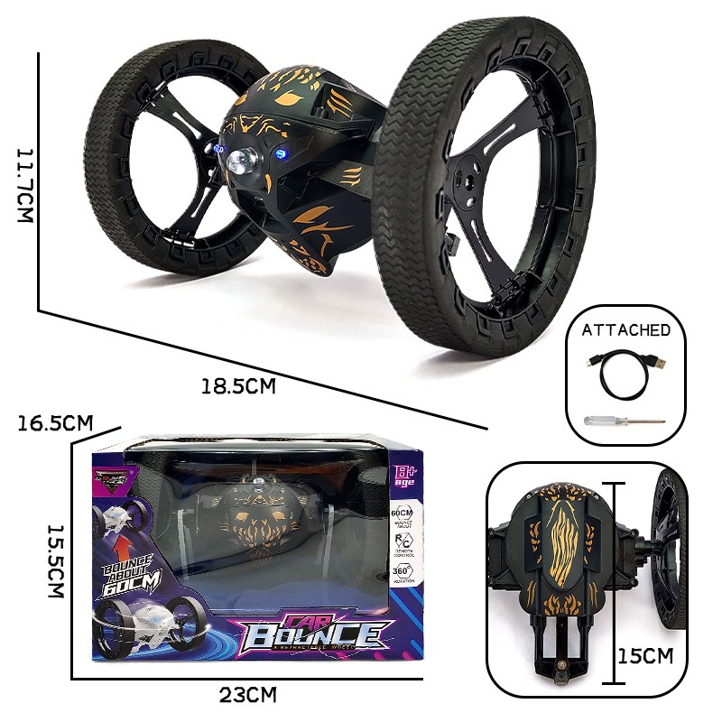Two-Wheel Drive Car Factory - 360 Degree Rotation Bounce Vehicle