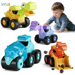 Construction Truck Toys Factory - Dinosaur Push and Go Sandbox