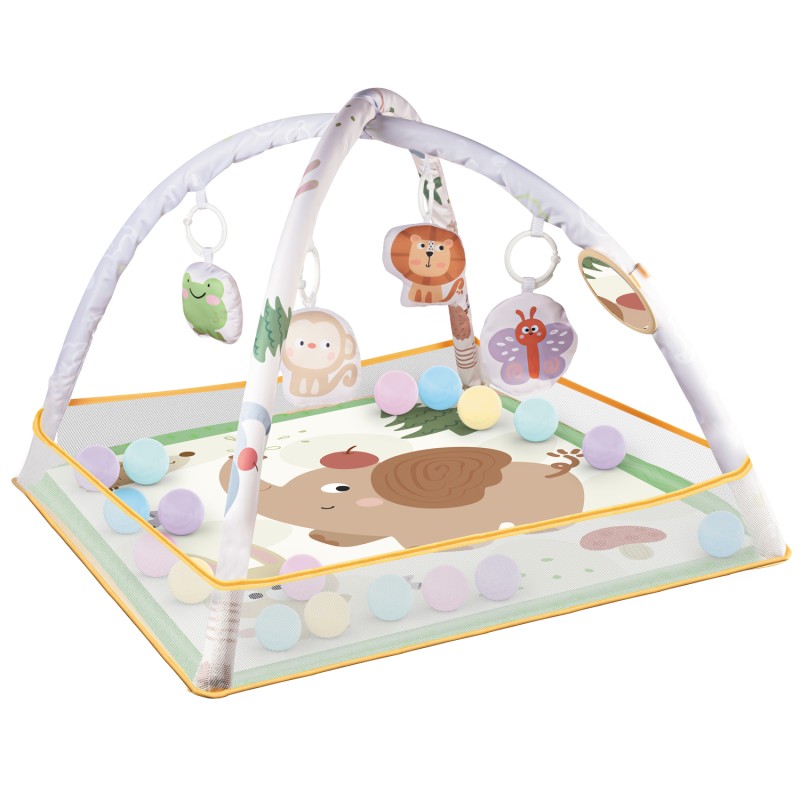 Baby Fitness Mat Supplier - Plush Crawl Mats 18 Ocean Balls