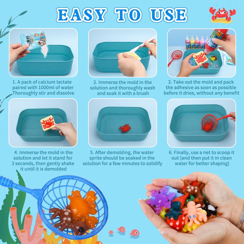 DIY Arts Crafts Kit Factory - Magic Water Elf Aqua Fairy Gel
