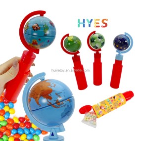 Plastic Tube Candy Container Supplier - Mini Tellurion Lollipop Holder