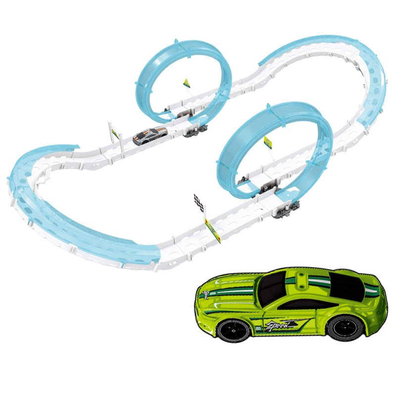 Electric Railway Set Factory - Battery 360 Rotation Track Toy