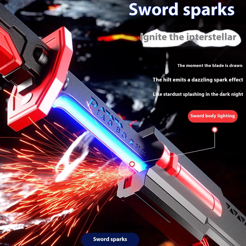 Spark Lightsaber Supplier - Colorful Glowing Toy Weapon Drifter
