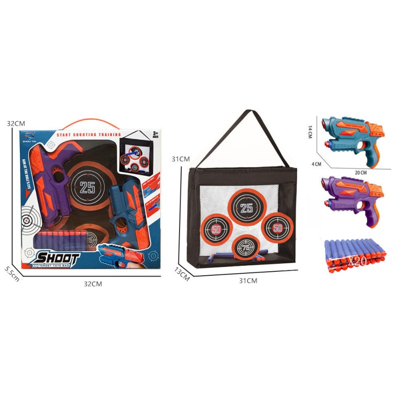 Target Shooting Set Factory - Portable Soft Gun with Accessories