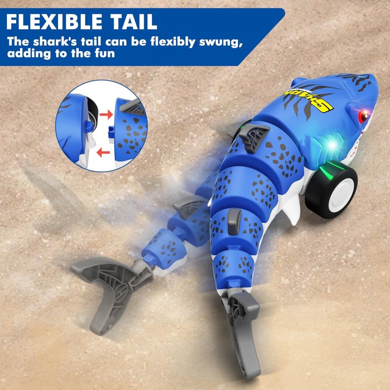 RC Shark Car Supplier - 2.4GHz Simulation Cool Light Drift