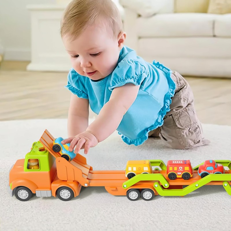 Car Carrier Truck Factory - 6 Vehicle 30in Foldable Trailer