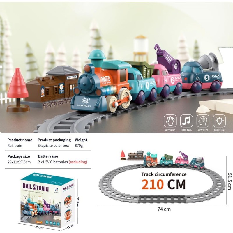 Lighting Music Train Supplier - Easy Operated Tracks Accessories