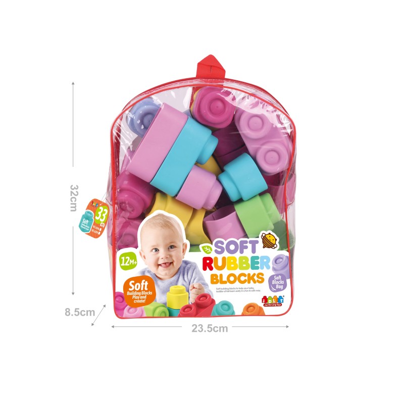 Silicone Construction Block Factory - Non-toxic Baby Building Toddler