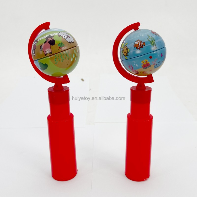 Plastic Tube Candy Container Supplier - Mini Tellurion Lollipop Holder