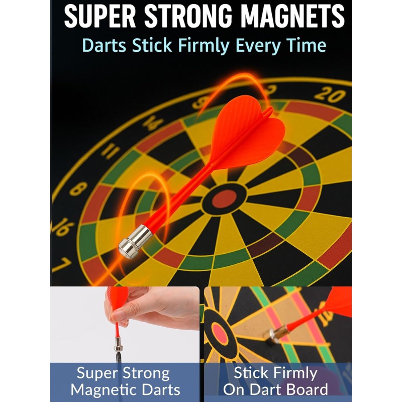 Magnetic Dart Board Factory - Double-sided Roll-up Portable Design