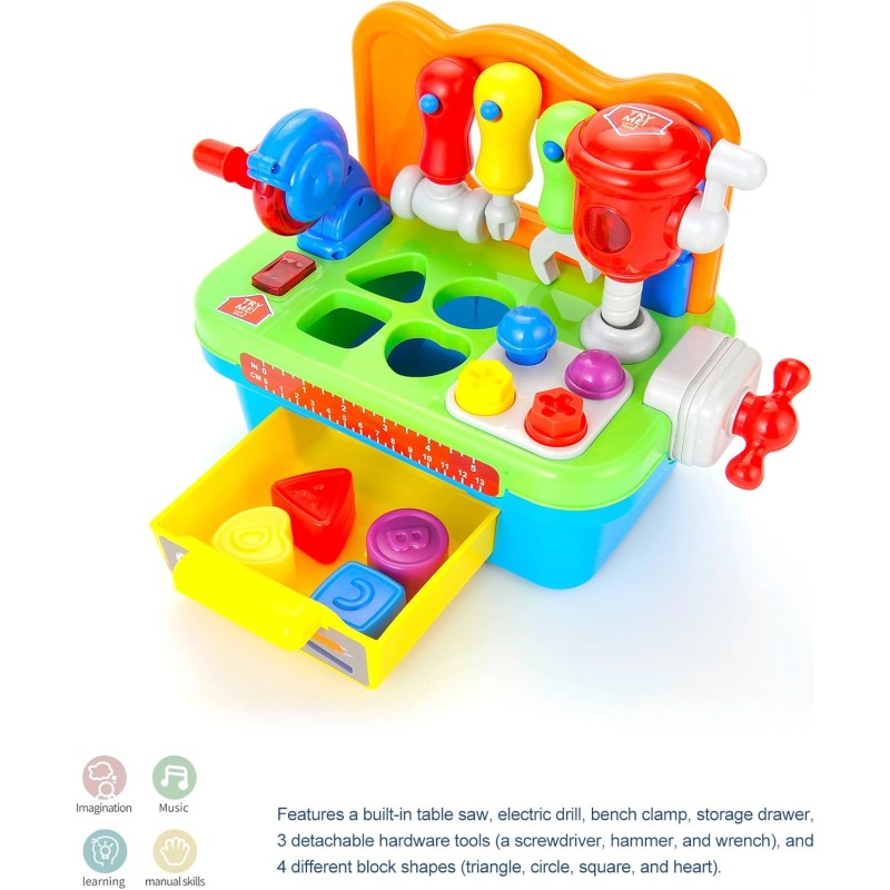 Tool Bench Toys Supplier - Multifunctional Light Sound Workbench