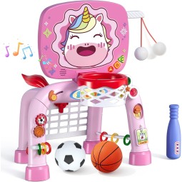 Toddler Basketball Hoop Factory - T Ball Soccer Goal Unicorn Sport