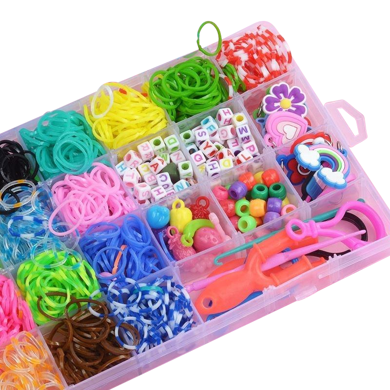 DIY Bracelet Set Supplier - Rubber Bands Pendant Backpack Hooks