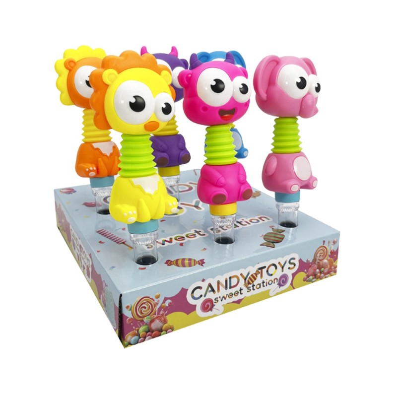 Shake Whistle Candy Toys Manufacturer - Funny Animals Hard Candy Gifts