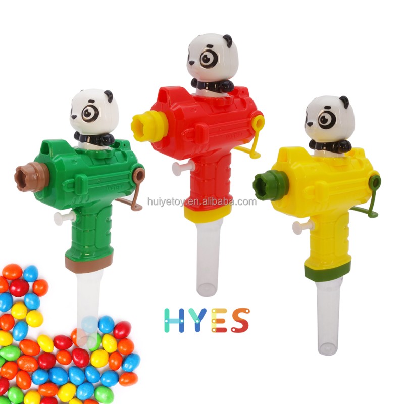 Water Gun Candy Toys Factory - Portable Mini Panda Tube Hard Candy