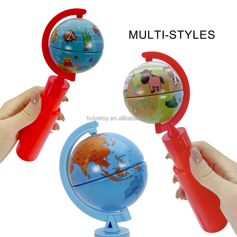 Plastic Tube Candy Container Supplier - Mini Tellurion Lollipop Holder