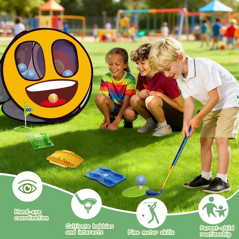 Golf Set Club Factory - Sticky Games 4-Sided Chipping Net