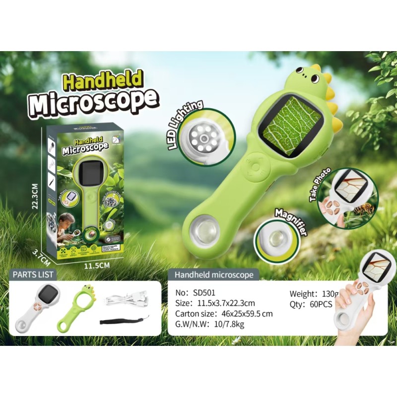 Electronic Microscope Supplier - Handheld 8 LEDs Digital Portable