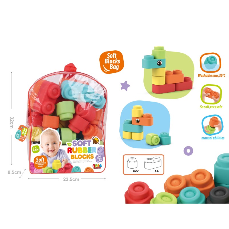 Silicone Construction Block Factory - Non-toxic Baby Building Toddler