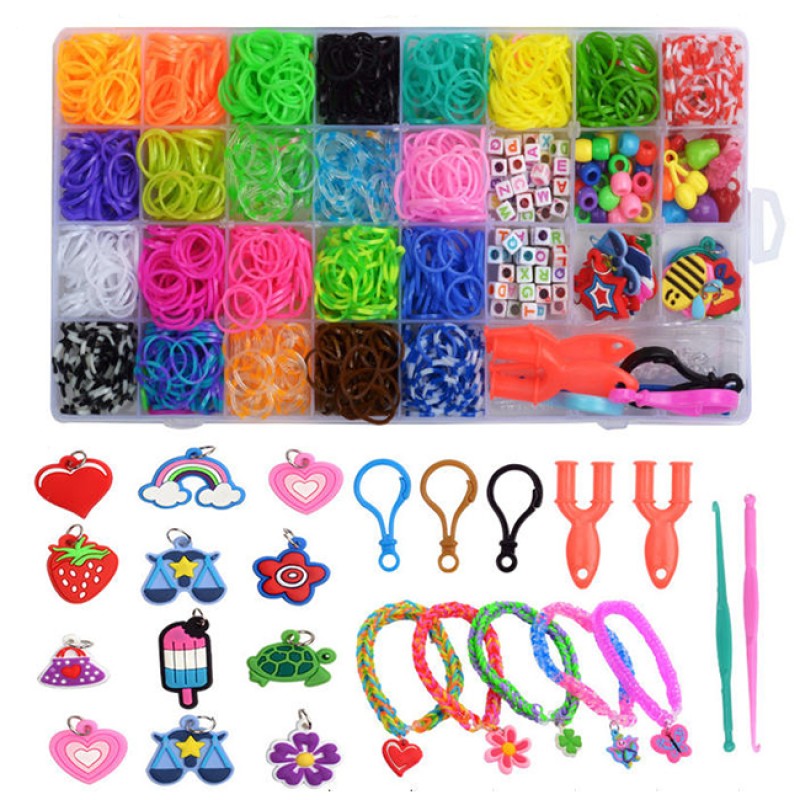 DIY Bracelet Set Supplier - Rubber Bands Pendant Backpack Hooks