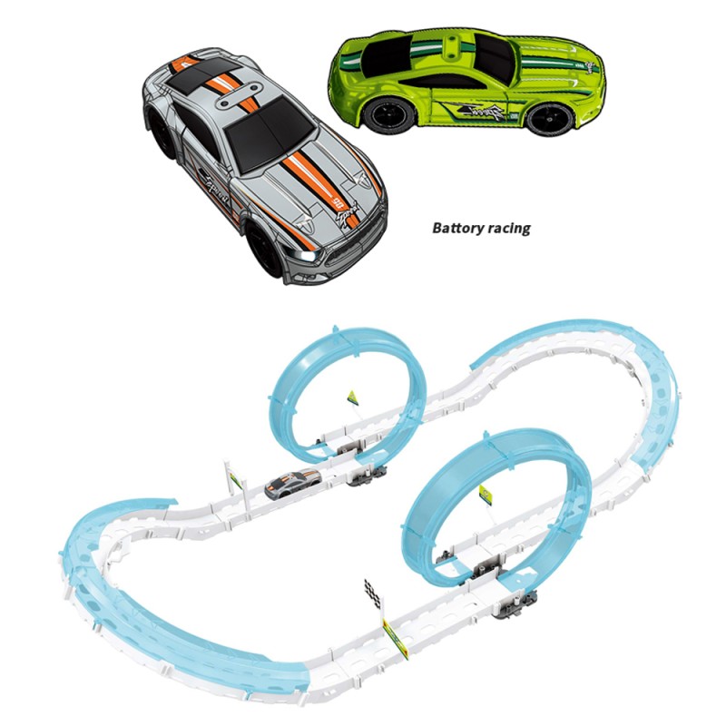 Electric Railway Set Factory - Battery 360 Rotation Track Toy