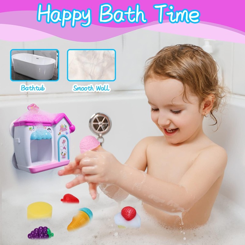 Ice Cream Foam Maker Supplier - Bath Bubble Pretend Cake Set
