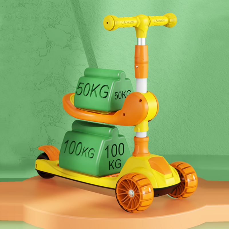 Kick Scooter Factory - PU LED Wheel Adjustable Children