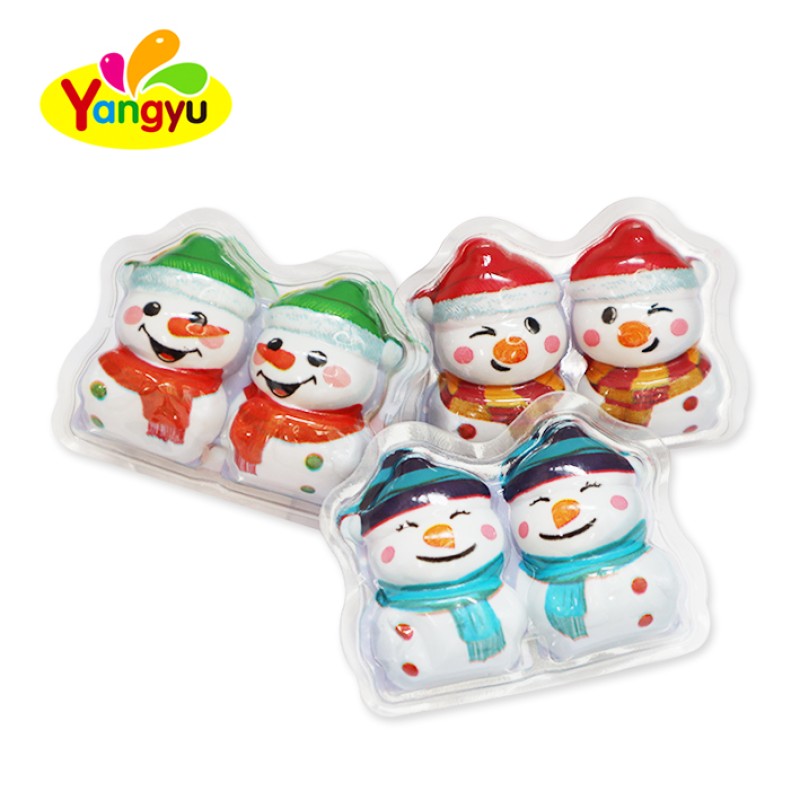 Soft Candy Factory - Snowman Shape Ice Cream Gummy