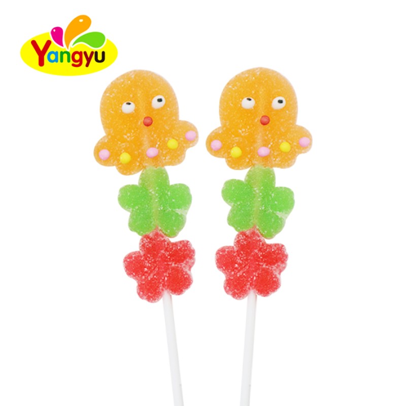 Jellyfish Lollipop Manufacturer - Colorful Shaped Chewy Gummy