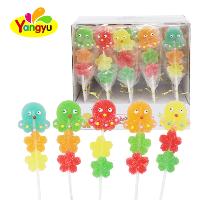 Jellyfish Lollipop Manufacturer - Colorful Shaped Chewy Gummy