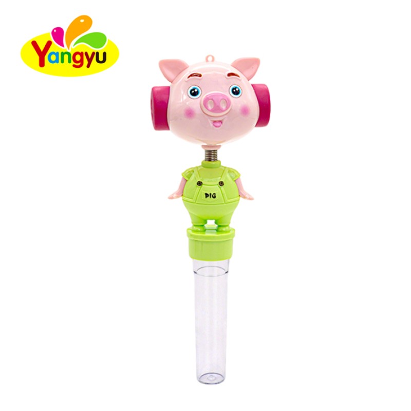 Deer Bell Toy Manufacturer - Cartoon with Hard Candy Tube